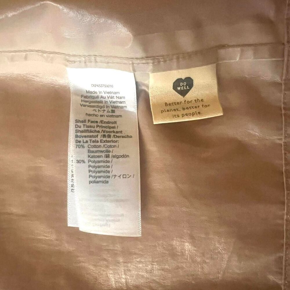 Madewell Women's Pink Jacket - waterproof rainfall anorak raincoat - Picture 8 of 8